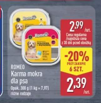 Karma mokra dla psa Romeo