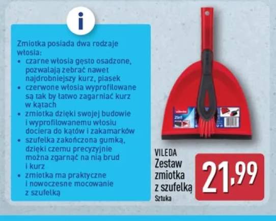 Zestaw zmiotka z szufelką Vileda