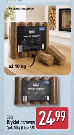 Brykiet drzewny Bbq