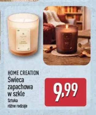 Świeca zapachowa w szkle Home Creation