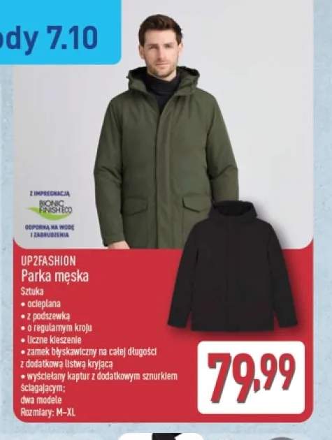 Parka męska UP2Fashion