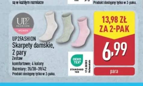 Skarpety damskie 2-pak Up2fashion
