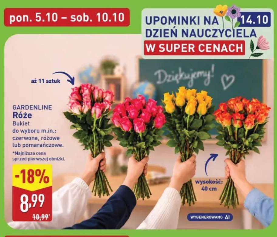 Róże bukiet Gardenline