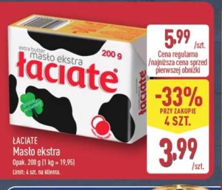 Masło ekstra Łaciate