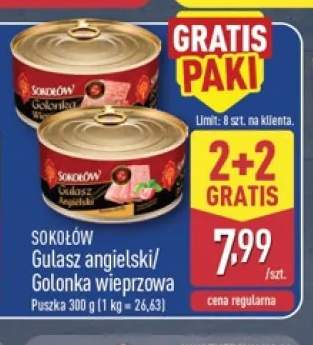 Gulasz angielski Sokołów +1 wariant