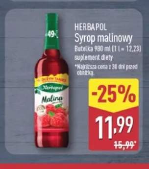 Syrop malinowy Herbapol