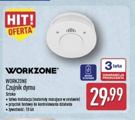 Czujnik dymu Workzone