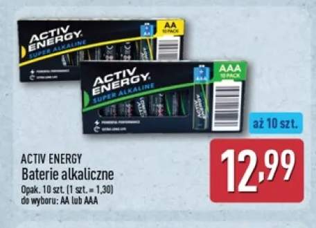 Baterie alkaliczne Aa Activ Energy +1 wariant