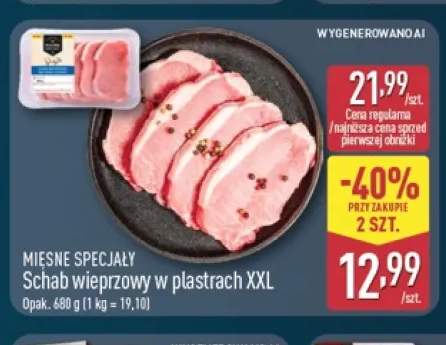 Schab wieprzowy w plastrach XXL Mięsne Specjały