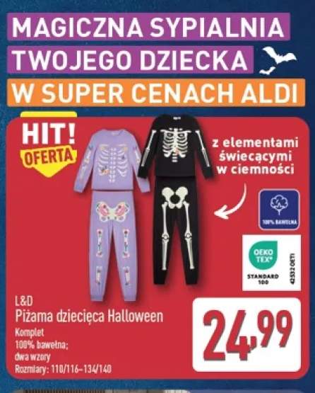 Piżama dziecięca Halloween L & D