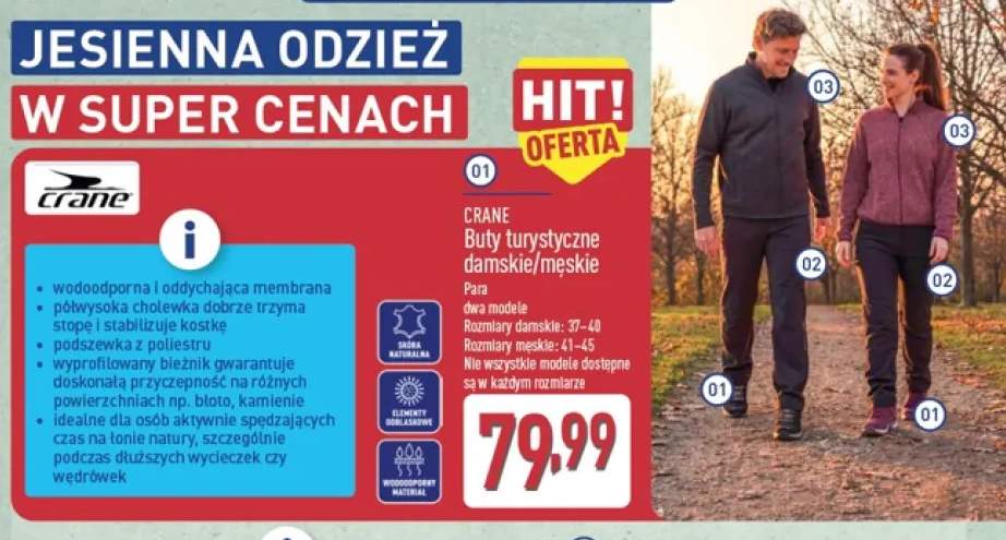 Buty turystyczne damskie Crane +1 wariant