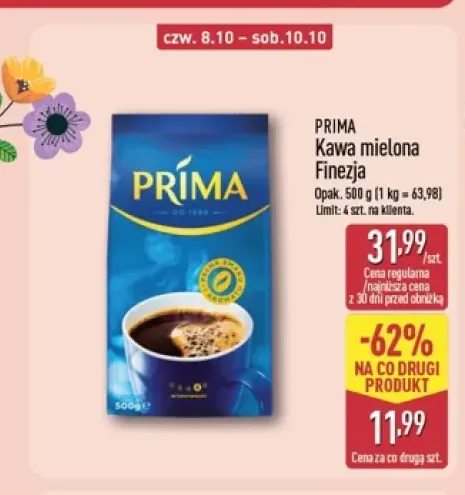 Kawa mielona Finezja Prima