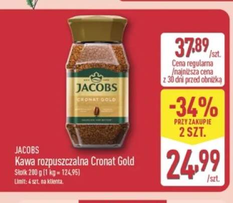 Kawa rozpuszczalna Cronat Gold Jacobs