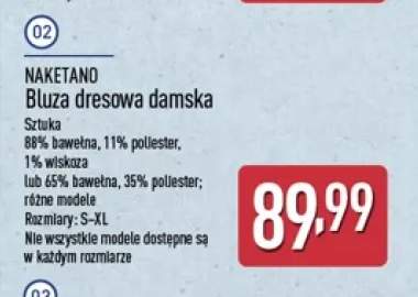Bluza dresowa damska Naketano