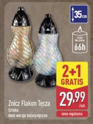 Znicz Flakon Tęcza