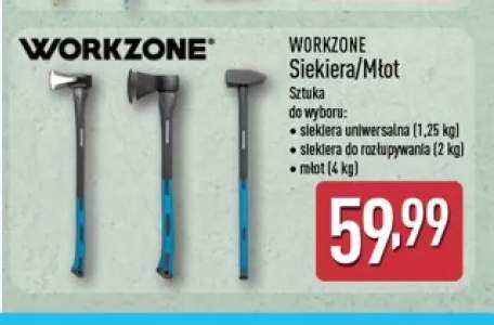 Siekiera uniwersalna 1,25 kg Workzone +2 warianty