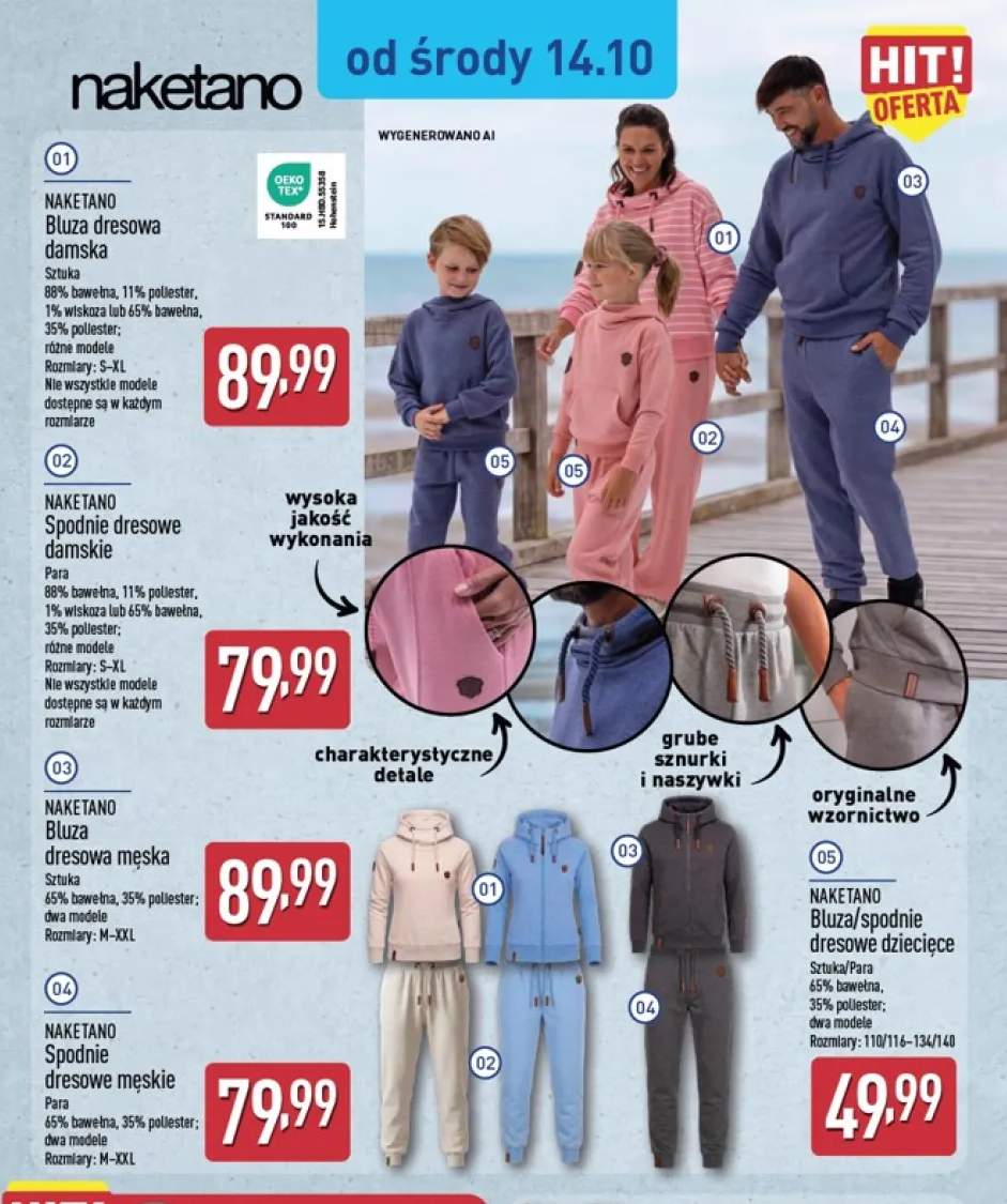Spodnie dresowe damskie Naketano +5 wariantów
