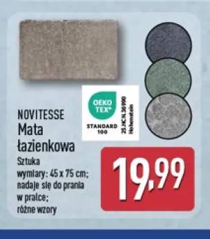 Mata łazienkowa 45x75 cm Novitesse