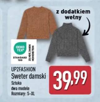 Sweter damski z dodatkiem wełny UP2FASHION