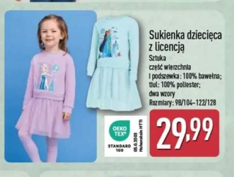 Sukienka dziecięca z licencją