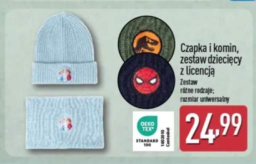 Czapka i komin zestaw dziecięcy z licencją