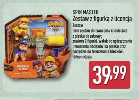 Zestaw z figurką z licencją Spin Master