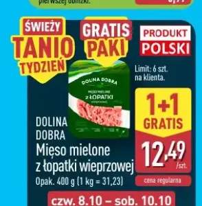 Mięso mielone z łopatki wieprzowej Dolina Dobra