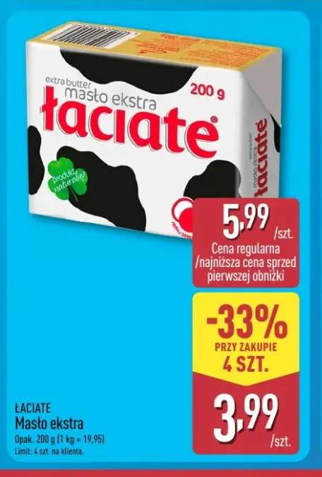 Masło ekstra Łaciate