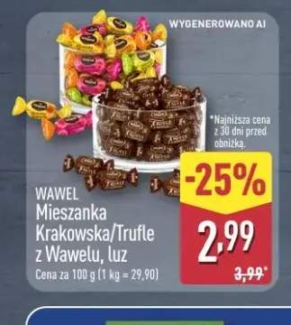 Trufle z Wawelu luz Wawel +1 wariant