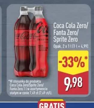 Napój gazowany Coca-Cola Zero 2-pak +2 warianty