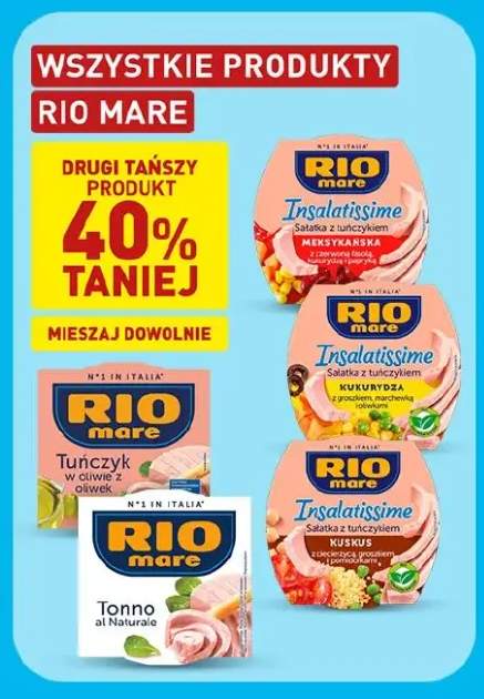 Sałatka z tuńczykiem Insalatissime Meksykańska Rio Mare +5 wariantów