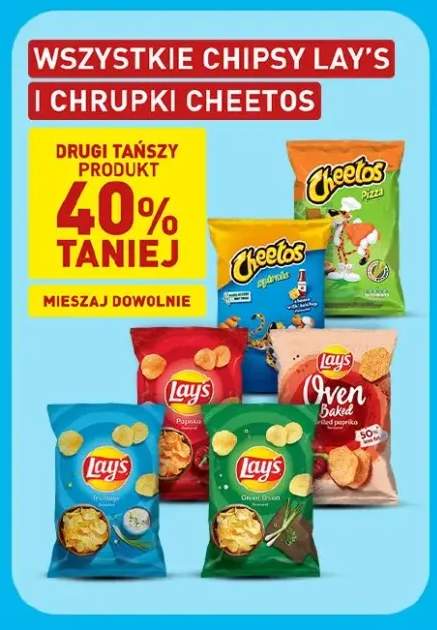 Chipsy Lay's i chrupki Cheetos +6 wariantów