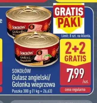 Gulasz angielski Sokołów +1 wariant