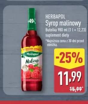 Syrop malinowy Herbapol