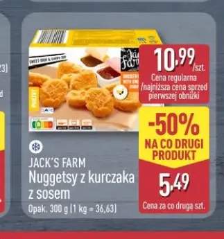 Nuggetsy z kurczaka z sosem Jack's Farm