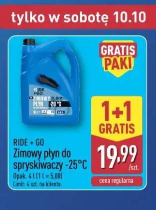 Zimowy płyn do spryskiwaczy -25°C Ride + Go