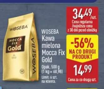 Kawa mielona Mocca Fix Gold Woseba