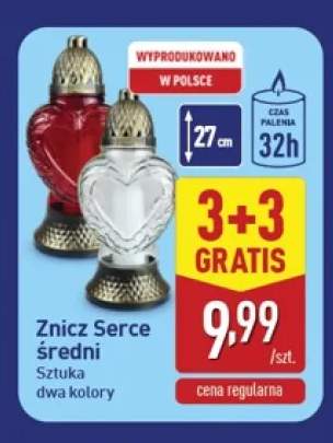 Znicz Serce średni