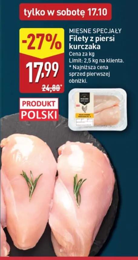 Filety z piersi kurczaka Mięsne Specjały