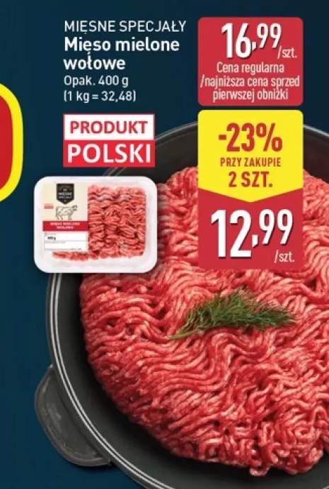 Mięso mielone wołowe Mięsne Specjały