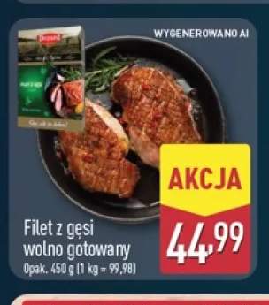 Filet z gęsi wolno gotowany Drosed