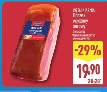 Boczek wędzony surowy Wędliniarnia