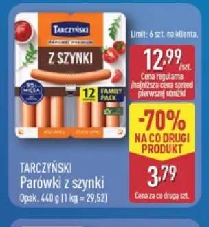 Parówki z szynki Tarczyński