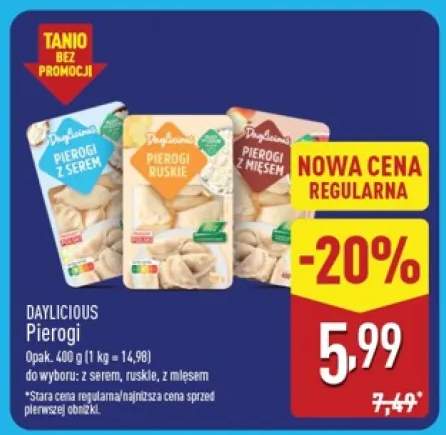 Pierogi z serem Daylicious +2 warianty
