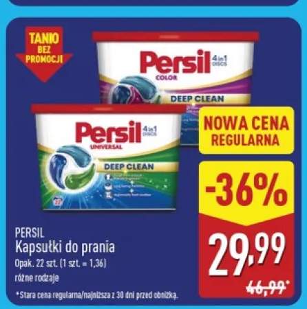 Kapsułki do prania Persil 4in1 Discs Universal +1 wariant