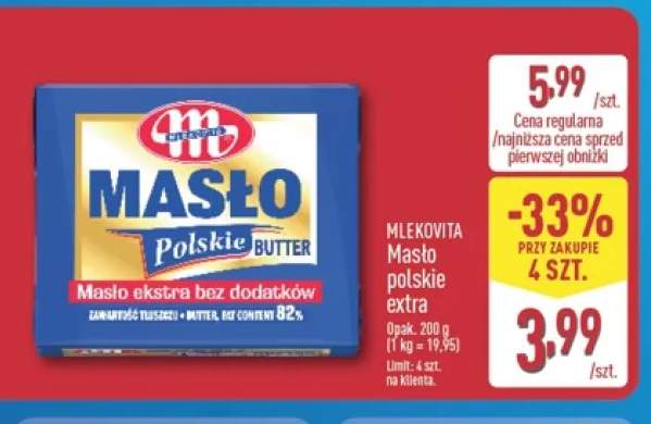 Masło polskie ekstra Mlekovita