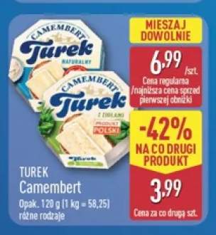 Ser camembert naturalny Turek +1 wariant