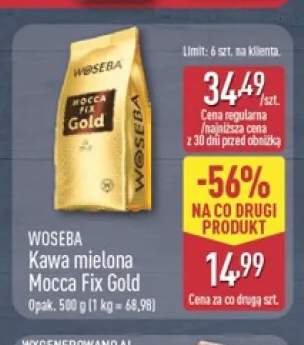 Kawa mielona Mocca Fix Gold Woseba