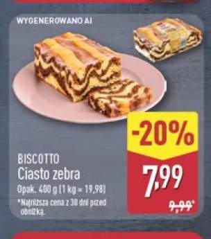 Ciasto zebra Biscotto