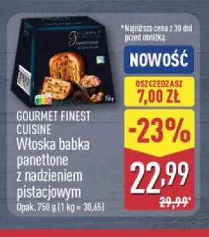 Włoska babka panettone z nadzieniem pistacjowym Gourmet Finest Cuisine